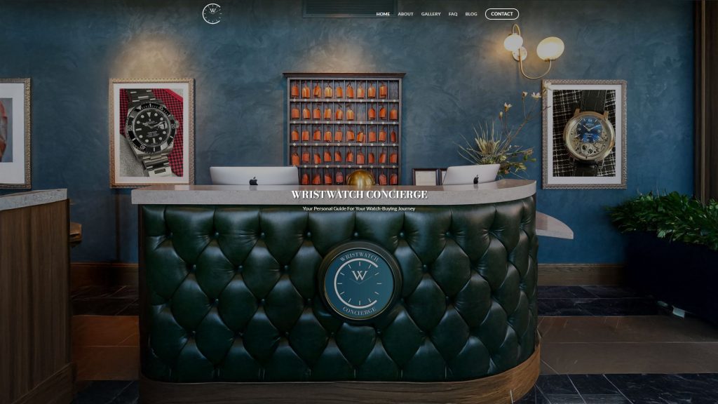 The Wristwatch Concierge homepage